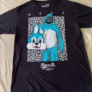 Vintage bunny skull shirt